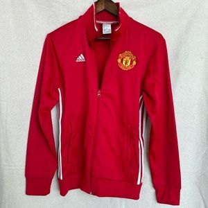 Adidas Men's Red Manchester United Training Top - Size S